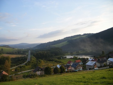 Pohľad z kopca na Štefanov